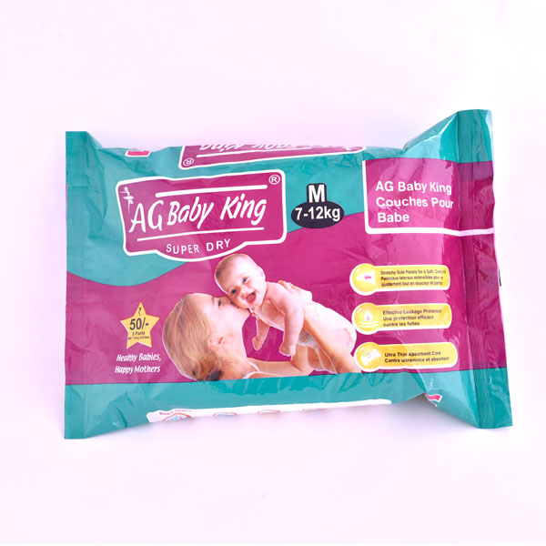 AG Baby King Super Dry - Medium (7 to 12 Kgs) : 20...